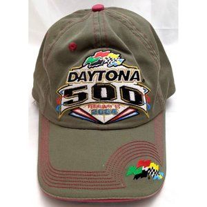 Daytona 500 2004 NASCAR Chase Authentics Olive Green Adjustable Hat/Cap American
